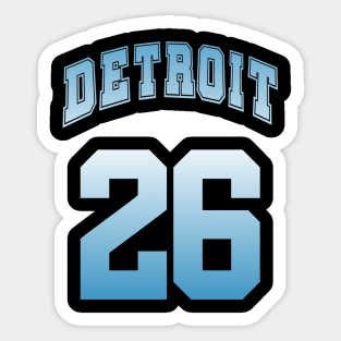 Lions 26 Sticker